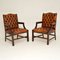 Leather Gainsborough Armchairs, 1950s, Set of 2 1