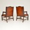 Leather Gainsborough Armchairs, 1950s, Set of 2, Image 4