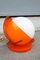 Pop Art Orange White Ball Table Lamp from Guzzini, 1960s 2