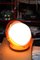 Pop Art Orange White Ball Table Lamp from Guzzini, 1960s 8
