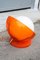 Pop Art Orange White Ball Table Lamp from Guzzini, 1960s, Image 6