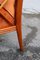 Italienische Sessel aus orangefarbenem Samt & Kirschholz von Paolo Buffa, 1950er, 2er Set 6