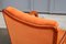 Italian Orange Velvet & Cherry Lounge Chairs by Paolo Buffa, 1950s, Set of 2 10