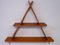 Danish Triangular Teak Wall Shelf in the style of Peder Moos, 1950s, Image 1