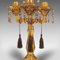 Antike englische Kerzenhalter aus Glas, 1890er, 2er Set 10