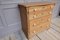 Small Late Biedermeier Softwood Chest of Drawers 14