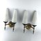 Mid-Century Brass and Opaline Sconces in the Style of Stilnovo, 1950s, Set of 2, Image 4