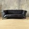 Black Leather 2-Seat Sofa by Rolf Benz, 2000s 1