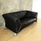 Black Leather 2-Seat Sofa by Rolf Benz, 2000s 3