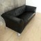 Black Leather 2-Seat Sofa by Rolf Benz, 2000s 2