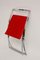 Red and Black Luisa Folding Chairs by Marcello Cuneo for Mobel, 1970s, Set of 6 19