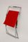 Red and Black Luisa Folding Chairs by Marcello Cuneo for Mobel, 1970s, Set of 6, Image 19