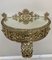 Antique French Belle Époque Bronze Mirror & Brass Nightstands, Set of 2 4