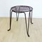 Vintage Wire Mesh Stool, 1960s 1