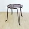 Vintage Wire Mesh Stool, 1960s, Image 1