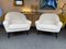 French Bouclé Fabric Lounge Chairs by Charles Ramos, 1950s, Set of 2, Image 1