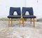 Vintage Black Leather Lounge Chairs by Unknown for Stol Kamnik, 1962, Set of 2 9