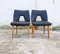 Vintage Black Leather Lounge Chairs by Unknown for Stol Kamnik, 1962, Set of 2, Image 9