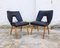 Vintage Black Leather Lounge Chairs by Unknown for Stol Kamnik, 1962, Set of 2, Image 1