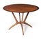 Mid-Century Italian Modern Walnut Dining Table, 1950s, Image 2