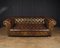 English Hand Dyed Leather Chesterfield Sofa with Buttoned Seat, 1960s 8