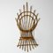 Bamboo Wall Plant Holder, 1970s 1