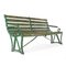 Banc Patine Vert en Bois 1