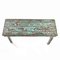 Weathered Blue Wooden Folding Table, Image 2