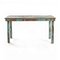 Weathered Blue Wooden Folding Table 1