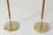 Brass and Leather Floor Lamps from Böhlmarks, Set of 2 8