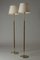 Brass and Leather Floor Lamps from Böhlmarks, Set of 2 3