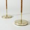 Brass and Leather Floor Lamps from Böhlmarks, Set of 2 9