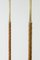 Brass and Leather Floor Lamps from Böhlmarks, Set of 2 5