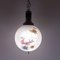 Vintage Glass Flower Pendant Lamp, Italy, 1960s 4