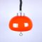 Mid-Century Orange Glass Pendant Lamp, 1970s, Italy, Image 1