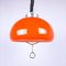 Mid-Century Orange Glass Pendant Lamp, 1970s, Italy 7