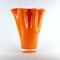 Orange Murano Glass Vase, 1990s, Italy, Image 1