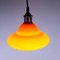 Orange Glass Pendant Lamp, 1970s 5