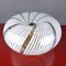 Mid-Century Swirl Murano Glass Ceiling / Wall Lamp, Italy 3