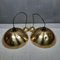 Vintage Italian Brass Pendants, 1970s, Set of 2 10