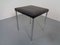 Chromed Steel & Black Leatherette Stool from Mauser Werke Waldeck, 1960s, Image 11