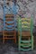 Rustic Dining Chairs, 1950s, Set of 4 11