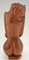 Cubist Hand Carved Wooden Sculpture of a Seated Nude France, 1960 8