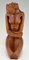 Cubist Hand Carved Wooden Sculpture of a Seated Nude France, 1960 4