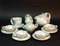 Antique Italian Medieval Majolica Tea Set by Ilario Ciaurro, 1900s, Set of 12 1