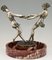 Centre de Table Art Déco André Gilbert avec Sculpture en Bronze de Dancing Girls, France, 1925 4