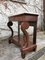 Table Console en Noyer & Marbre, 1800s 5