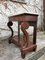 Walnut & Marble Console Table, 1800s, Image 5