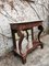 Walnut & Marble Console Table, 1800s 6