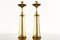 Vintage Danish Brass Candleholders by Jens Quistgaard for Dansk Design, 1960s, Set of 2, Image 2